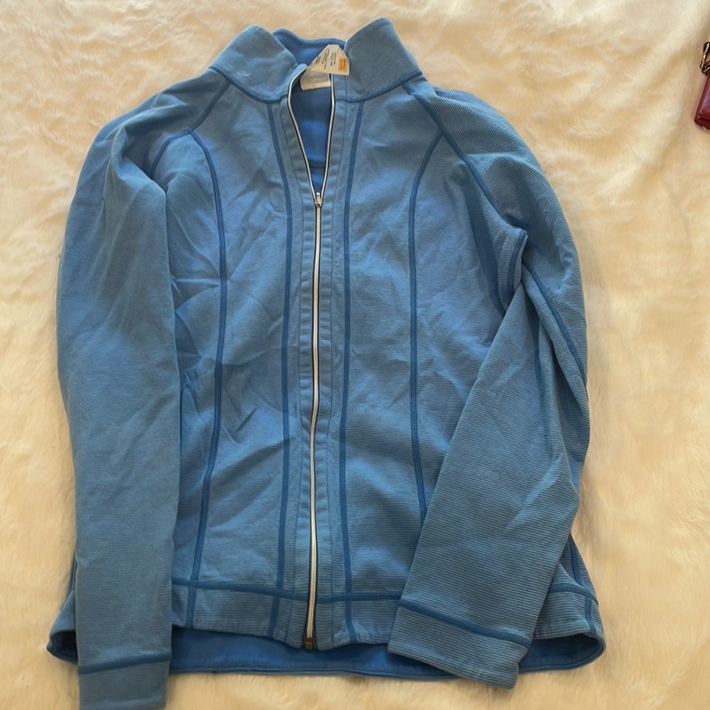 Zip up blue